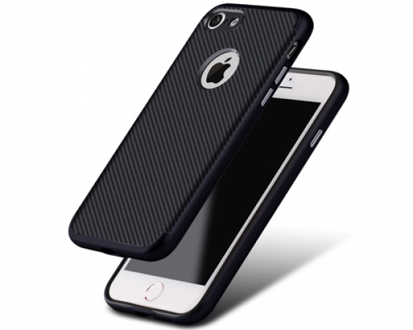 Handy Hülle für iPhone 7 6s Plus 360° Schutzhülle Bumper Case Tasche Echt Glas